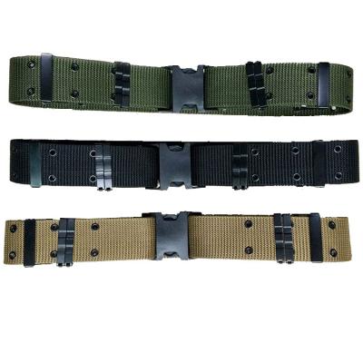 China Fashion Simple Custom Adjustable Waist Belt Outdoor Men's Durable Adjustable Tactical Belt for sale