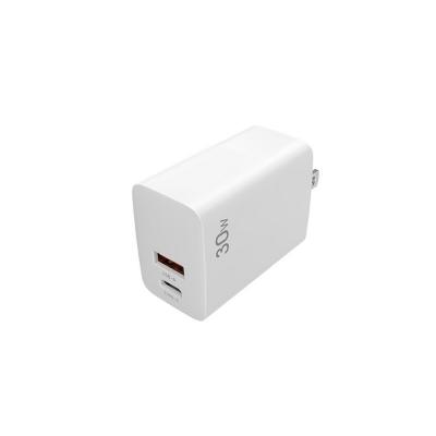 China Cell Phone PD 30w QC 3.0 Dual Port Electric Usb Wall Charger Travel Charger With CE Certificate for sale