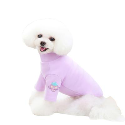 China Viable Wholesales Fashion Style Pet Winter Clothes Freshing Strawberry Pattern Bottoming Shirt For Small And Medium Dogs Sweater Coat for sale