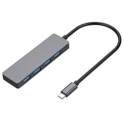 China Hot Selling USB3.1/M 3.0HUB 2 to 5 Ports in 1 Multifunctional Aluminum Type-C Hub for MacBook Pro for Laptop for sale