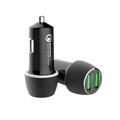 China NEW mobile phone qualcomm fast charging QC 4.0 car charger with QC 3.0 for sale