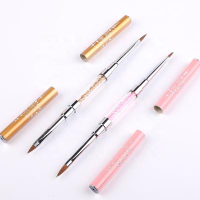 China Fangxia 2021 Nail Supplier Gel Art Brush Finished Painting Nail Dual Double New for sale