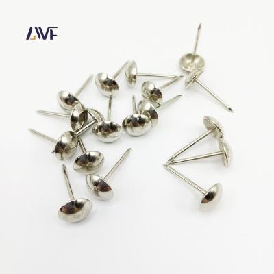 China Flat Joint Smooth Stainless Nail Flat Iron Leg Nail Furniture Nail for sale