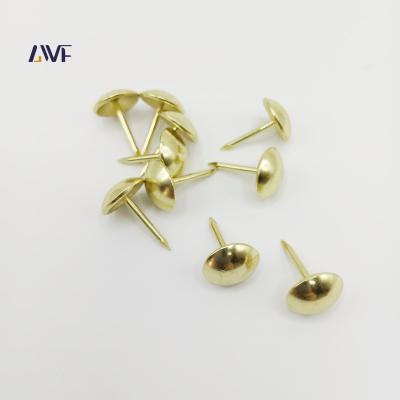 China Smooth Iron Flat Decorative Yellow Color Nail Decorative Nail for sale