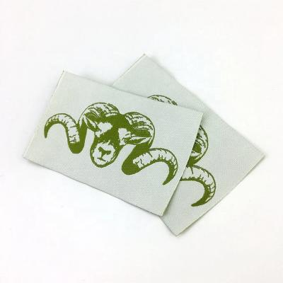 China 100 Pcs Moq Washable Clothes Tagger Label Garment Accessories Custom Apparel Recycled Woven Labels for sale