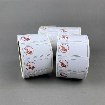 China Waterproof Cheap Price Packaging Custom Hand Writing Adhesive Sticker Die Cut Vinyl Stickers Paper Rolls for sale