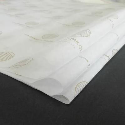 China Custom 100pcs Moisture Proof Beautifully Personalized Logo White Gift Wrapping Tissue Paper For Packaging for sale