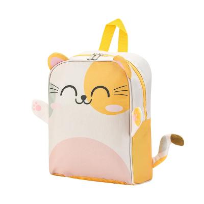 China Waterproof Harness Backpack Safety Backpack Cat Children Backpacks 3D Waterproof Hot Selling Color Printing Polyester Fashion Unisex Zipper for sale