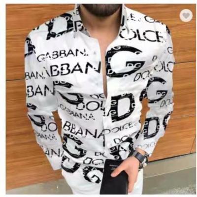 China Fashion Printed Hawaiian Shirt Men's Casual Long Sleeve Shirt Casual Hot Fall Long Sleeve Shirt for sale