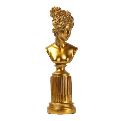 China Europe Abstract Statue Gifts Golden  Custom Made Statue Greek Mythology  Resin Molds For Craft for sale