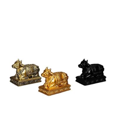 China India Hindu Temple Hindu Decorations Hindu Religious Items  Shiva Nadi Cow for sale