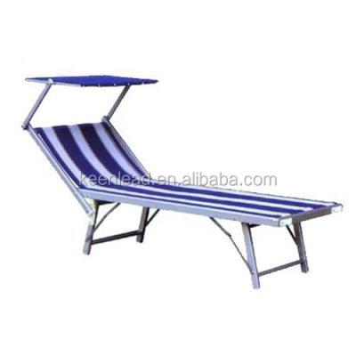 China Super Comfortable Outdoor Folding Sun Couch Chairs , Portable Beach Chaise Lounge for sale