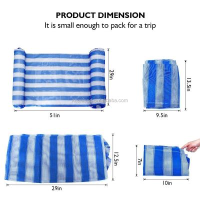 China Durable Outdoor Back Inflatable Beach Hammock Kelsyus Cushion Chair Sleep Couch Sleeping Water Floating Hammock for sale