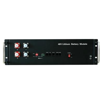 China 51.2V 5kwh Rack Mount LiFePO4 Battery 48V Rack Mount Lithium Battery for sale