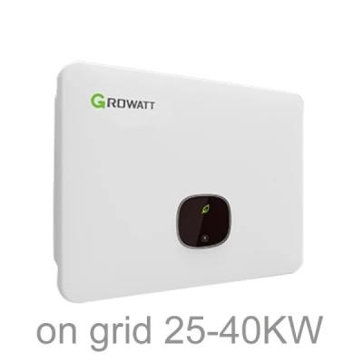 China MID 40KTL-X 40Kw Growatt On Grid Inverter Drie fase 4 MPPT Inverter Te koop