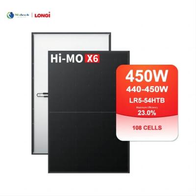 China HPBC-Zellen 445W LONGi PV-Module LR5-54HTB All Black Panneau Solaire zu verkaufen