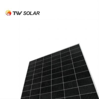 China Celdas solares de tipo P Tongwei Celdas solares de media célula monofacial 120 Celdas 590W 595W 600W en venta