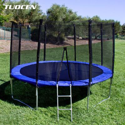 China With Protective Playground Net Cheap Trampoline 15 Ft, Garden Trampoline Jumping Mat for sale