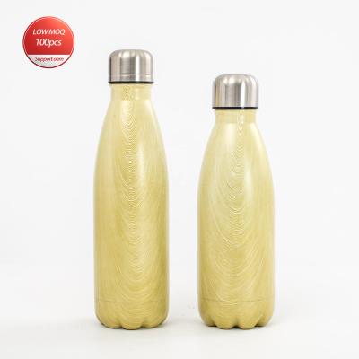 China LOW MOQ Food Grade Product Sustainable Innovative Stainless Steel Cola Flask Travel Bottle With CE Certificate for sale