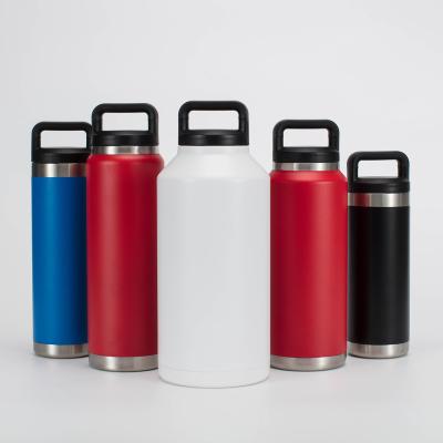 China Sustainable 14oz 18oz 22oz 32oz 40oz 64oz Powder Coating Vacuum Insulated Stainless Steel Water Bottle for sale