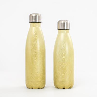 China Promotion 500ml Cola Shape Fitness Water Bottle Vacuum Flask Mug Thermo Viable Metal Stainless Steel Sport Insulated Water Bottle for sale