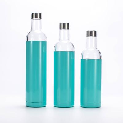 China 2021 Best Seller Viable Promotional Gift 750ml Wine Bottle And 12oz Wine Tumbler Cups Stainless Steel Wine Bottle for sale