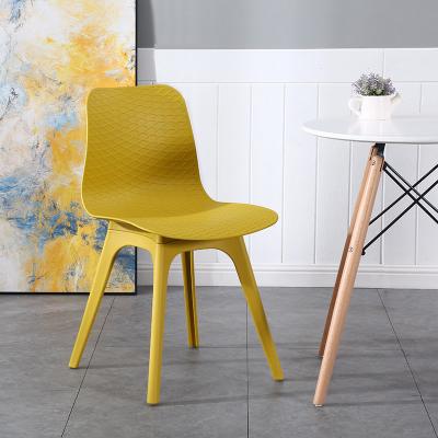 China Wholesale Modern Style Stackable Nordic Ergonomic Restaurant Plastic Dining Chair for sale