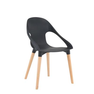 China Hot Selling Modern Plastic Home Furniture Wooden Leg Removable Cover Armchair With Armrest for sale