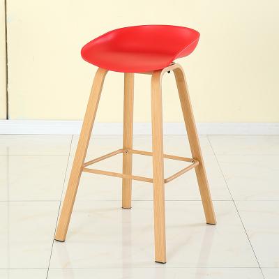 China Wholesale Home Modern Metal High Leg Chair Cafe Restaurant Chair Living Colorful European Bar Stool for sale