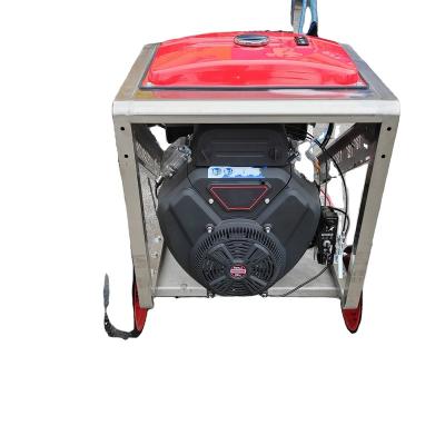 China Air Cooled WSE-SPM01 35HP 999CC V-Twin Gasoline Engine Powered High Pressure Sewage Pipe Cleaner Drainage Passage Cleaning Machine for sale