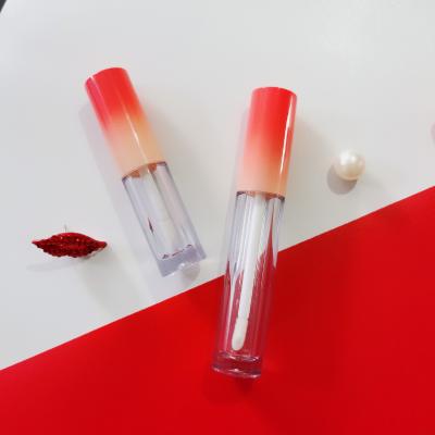 China Private Wholesale Private Label Bottle Lip Gloss Empty Plastic Tube for sale