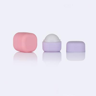 China High Quality Wholesale Empty Square Lip Balm Container Multicolor Cosmetic Tube for sale