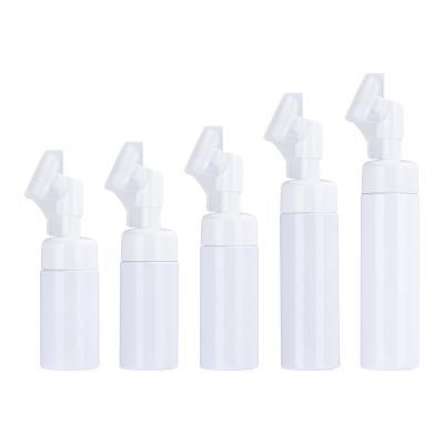 China 60ml PET Customization Round Potion Cosmetic White Plastic Bottle Recycled Spray Bottle for sale