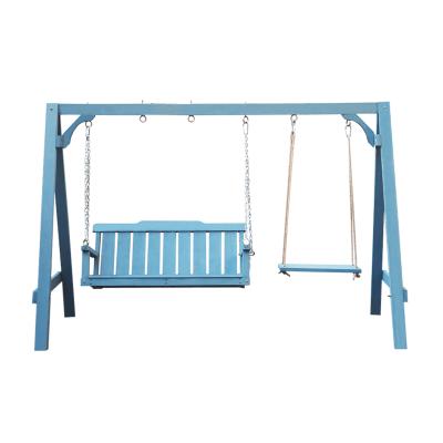 China Eco - Friendly Outdoor Furniture Solid Wood Garden Swing Chair for sale