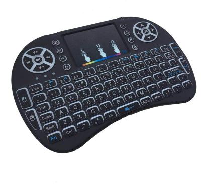 China Best price bamboo keyboard i8 mini keyboard air mouse touchpad 2.4g wireless USB connection for sale