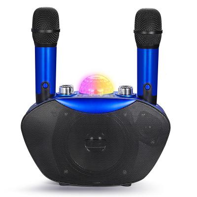 China Wireless AirPlay Karaoke Speaker With Microphone Dual Home Party Subwoofer KTV BT Wireless Karaoke for sale