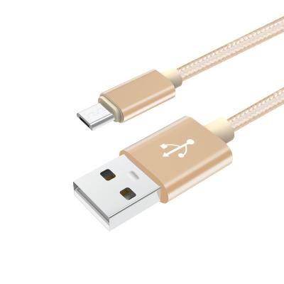 China Factory Direct Selling 2A Low Speed ​​Nylon Braided Low Price Micro USB Mobile Phone Data Cable Fast Charging Micro Charger for sale