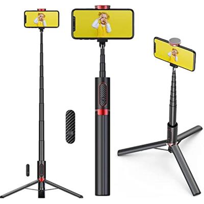 China Waterproof Wireless Remote Large Tripod Bluetooth Tripod Phone Stick Extendable Selfie Stick Phone Holder For Phone for sale