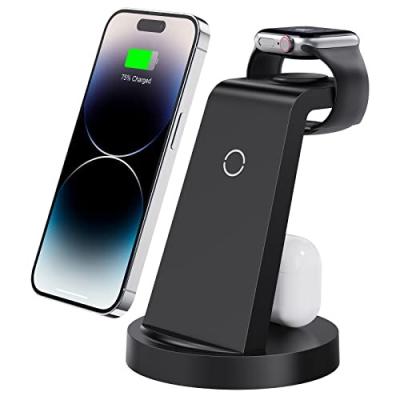 China Palladium 3.0 3 in 1 Charging Dock for iPhone Wireless Charger for iPhone 14 13 12 11 Apple Watch Stand Charging Dock for AirPods for sale