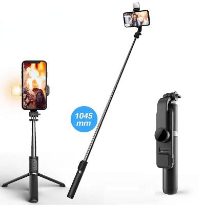 China Selfie Stick with Bluetooth-enabled Lightweight Wireless Selfie Stick Mini Tripod Shutter Remote Control Foldable for IOS Android for sale