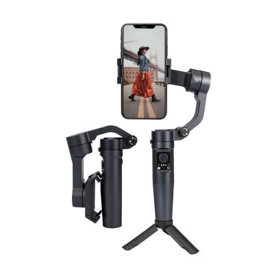 China Flexiblity 360 Automatic Stabilizer AdjustableGimbal Mobile Phone Stabilizer Anti-shake Foldable Selfie Stick Gyro Stabilizer for sale