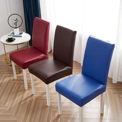 China Jacquard Solid Color Seat Chair Cover, Elastic Leather Three Proof Horn Stool Cover, Dining and Living Room Waterproof Stool Cover for sale