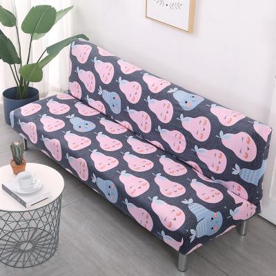 China Modern No Armrest Sofa Bed Cover Multifunctional One-Piece Printed Sofa Cover Universal All Included Sofa Bed Cover Wholesale for sale