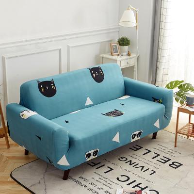 China Knitting Stretch Sofa Slipcover Couch Sofa Cover Thicken Comfort Color Elastic Breathable Jacquard Fabric for sale