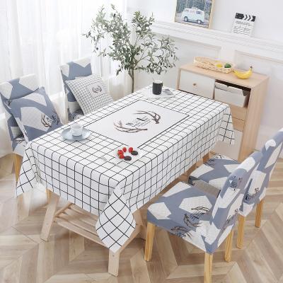 China Wholesale Waterproof Polyester Rectangle Table Cloth,Stain Resistant And Spillproof Kitchen Cloth Washable Table Cloth,China Supplier for sale