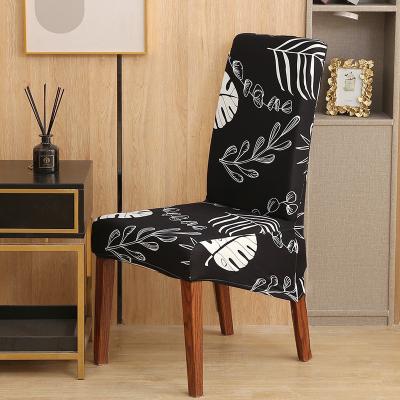 China Simple Printed Inclined Dustproof Cover Enlarged Chair Elastic One-piece Chair Cover Household Office Chair Dustproof Cover for sale