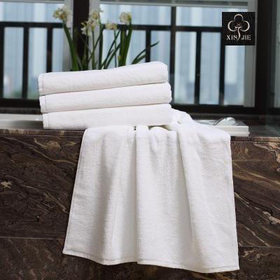 China Viable Pure Colored Cotton Towel Hotel Swimming Pool Spa Hot Spring Jacquard Cotton Bath Towel for sale