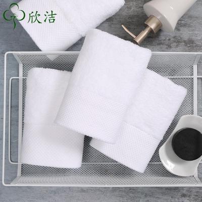 China Bath Towel Cotton Towel Cotton Towel Wholesale Viable Wholesale Linen Hotel Beauty Salon Special White Towel Embroidered Logo Gift for sale