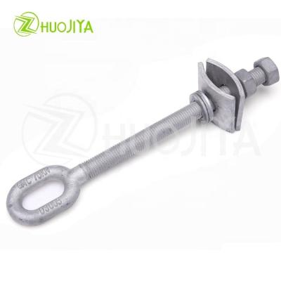 China Main Used In Mechanical And Electrical Products Zhuojiya High Quality Fastener For Galvanized Europe DIN580 Standard Screw Eye Bolt for sale