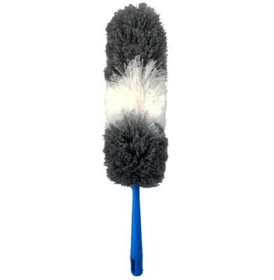 China Wholesale Sustainable High Density Fiber Household Dust Feather Duster Car Cleaning Cloth With Handle for sale